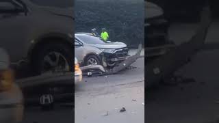 Accidente deja ocho heridos en Santiago el Sistema 911 está en el lugar [upl. by Adnouqal]