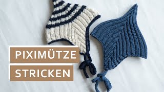 Pixi Mütze stricken  Anleitung Zipfelmütze für Kinder [upl. by Dunc91]