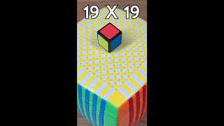 EVERY RUBIKS CUBE FROM 1x1 TO 19x19 [upl. by Jezabella194]