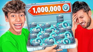 Winning 1000000 VBucks from my Dad [upl. by Biamonte]