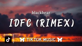 blackbear  idfc TikTok Remix Im only a fool for you Lyrics [upl. by Ahsiekar]