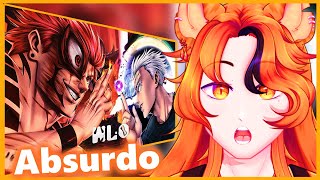 WLO  Expansão de Domínio Pt 2  Yuta vs Sukuna  Jujutsu Kaisen   REACT VTUBER [upl. by Devona]