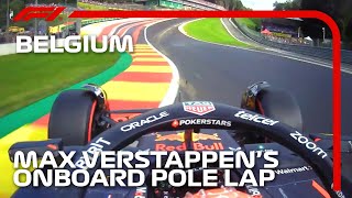 Max Verstappens Pole Lap  2023 Belgian Grand Prix  Pirelli [upl. by Tella]