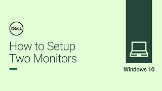 How to Connect Two Monitors to One Computer DELL Official Dell Tech Support [upl. by Pylle]