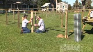 Dog Kennel Fence Installation Part 2 of 2 [upl. by Oguh]