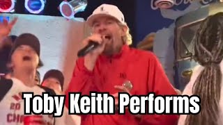 Toby Keith Gives Unforeseen Performance Amid Cancer Battle [upl. by Esenwahs]