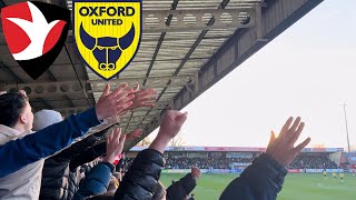 TWO RED CARDS AS CHELTENHAM BEAT SECOND PLACE OXFORD Cheltenham Town Vs Oxford United Matchday Vlog [upl. by Keary781]