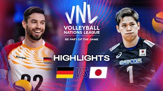 🇩🇪 GER vs 🇯🇵 JPN  Highlights  Week 2  Mens VNL 2024 [upl. by Erdman]