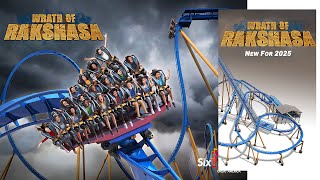 WRATH OF RAKSHASA  Six Flags Great America RecordBreaking Dive Coaster Trailer 2025 [upl. by Leggett]