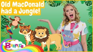 Old Macdonalds Jungle Farm  Fun Nursery Rhymes for Kids featuring Jungle Animals [upl. by Naujet]