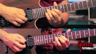 My Green Neighbour Destrage  Guitar Tutorial with Matteo Di Gioia and Ralph Salati [upl. by Adnawyt225]