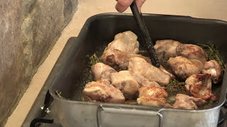 CONIGLIO ARROSTO ALLA BIRRA  Video Ricetta  Grigio Chef [upl. by Schrick]