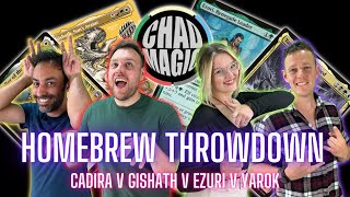 CRAZY Homebrew EDH with Electric Elves amp West Coast Gamers  Cadira v Gishath v Ezuri v Yarok [upl. by Vander42]