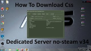 How To Download CSS Dedicated Server NoSteam v34 [upl. by Oakman]