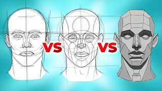 LOOMIS vs REILLY vs ASARO The Best Head Drawing Method [upl. by Liemaj]