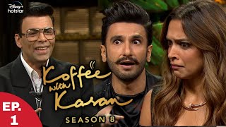 Koffee with Karan Season 8 Full E01 Deepika Padukone amp Ranveer Singh  Review and Facts [upl. by Nyrhtakyram689]