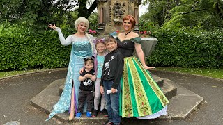 Kingdom in the Park  Disney meet and greet  Let it Snow Productions [upl. by Yslek233]