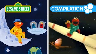 Sesame Street Adventures in Space Compilation Songs About the Moon Planets and More [upl. by Nella]