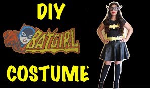 Last Minute DIY Halloween Batgirl Costume [upl. by Anonyw]