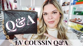 LOUIS VUITTON COUSSIN PM QampA  1 YEAR LATERPART 3  Answering all your questions [upl. by Nosreh]