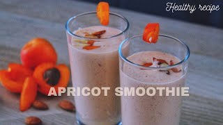 Made this amazing drink APRICOT SMOOTHIE  gesunder AprikosenSmoothie summer special [upl. by Eul436]