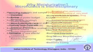 Mod01 Lec01 Introduction to Microfluidics [upl. by Roper]