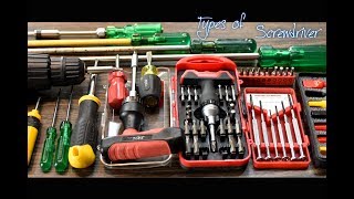 Types of Screwdrivers and their uses  DIY Tools [upl. by Lajes479]