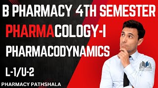 L1  U2  PharmacodynamicsI  Pharmacology  B Pharmacy 4th Semester [upl. by Kreg]