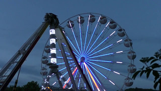 Kulmbacher Bayern Wippe Riesenrad X Flight 2017 [upl. by Haeluj451]