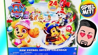 NEU 2018 PAW PATROL Adventskalender Alle 24 Türchen öffnen mit Kaan Weihnachten in Adventure Bay [upl. by Natrav772]