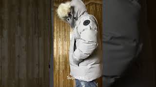 Canada Goose Wyndham Parka Black Label Heritage Try on [upl. by Won]