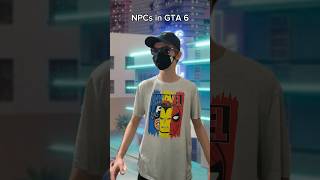 NPCs in GTA 5 vs GTA 6 gta6funny gta6 grandtheftauto memes [upl. by Blakelee917]