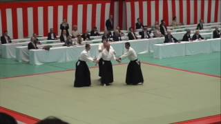 2017All Japan Aikido Demonstration  Inagaki shihan [upl. by Kcaj]