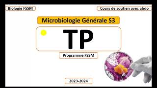 Microbiologie Générale SVI S3 FSSM  Partie TP [upl. by Boniface]