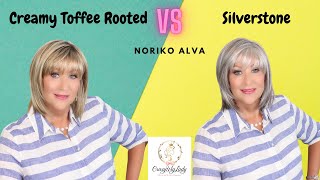 Noriko ALVA wig review  Creamy Toffee Rooted and Silverstone  NEW Noriko style [upl. by Philbrook693]