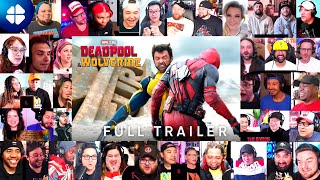 Deadpool amp Wolverine  Trailer 42 People React MEGA Reaction Mashup 🔥🔥 [upl. by Castorina974]