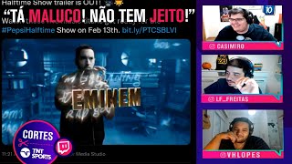 REAGIMOS AO TRAILER ABSURDO DO SHOW DE INTERVALO DO SUPER BOWL  CORTES TNT SPORTS [upl. by Stulin50]