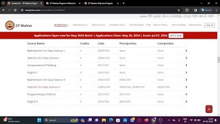 🎉Applications open for May 2024 batch 🥳  BS in DS amp ES  Diploma in programming  iitmadrasbs [upl. by Chao556]