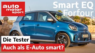 Smart EQ Forfour Das nicht ganz so smarte EAuto  Test Review  auto motor und sport [upl. by Jet]