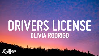 Olivia Rodrigo – drivers license Lyrics [upl. by Yhtomot]