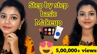 Simple basic glow makeup for beginners  Step by step makeup tutorial with tips for beginners [upl. by Kathlene47]