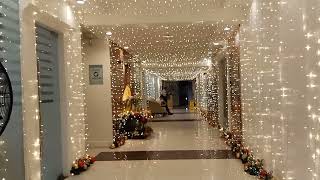 BEAUTIFUL CHRISTMAS DISPLAY AT THE HOTEL LOBBY  HOTEL ST ELLIS LEGAZPI CITY PHILIPPINES [upl. by Onibag39]