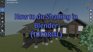 How to do shading in blender Tutorial Malaysia Version [upl. by Ednyl205]