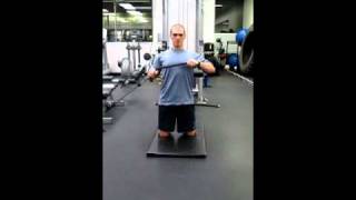 Kneeling LowHi AntiRotation Cable Press Variation  Front [upl. by Socher]