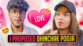 I Proposed Dhinchak Pooja after Listening Her New Song  Tea with Triggered Ep1 [upl. by Formica921]