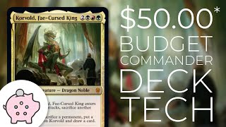 Korvold FaeCursed King  EDH Budget Deck Tech 50  Aristocrats  Magic the Gathering  Commander [upl. by Kcyred303]