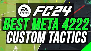 EA FC 24  BEST META 4222 Custom Tactics amp Instructions To Help You Get More WINS [upl. by Brittnee]