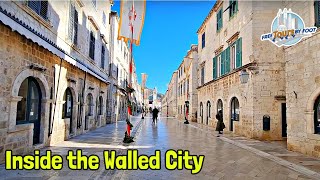 Old Town Dubrovnik Croatia Walking Tour 2022  Live Guided Narration [upl. by Mccready]