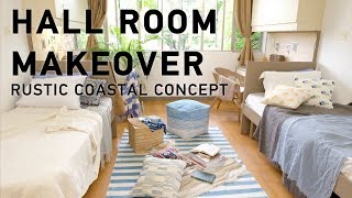 Dorm room makeovers Rustic coastal at Hall 6 [upl. by Zadoc270]