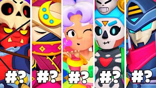 BEST SKIN FOR EVERY BRAWLER IN BRAWL STARS April 2024 [upl. by Kcirrag226]